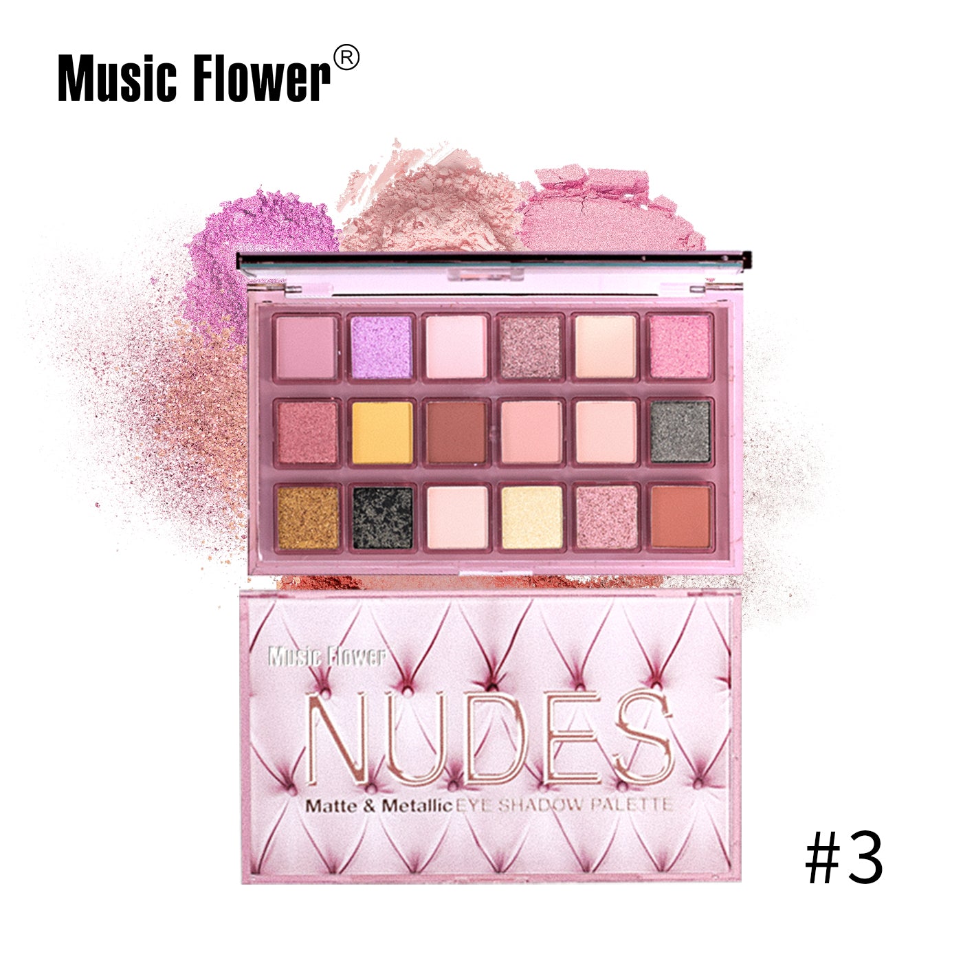 Eyeshadow palette Nudes